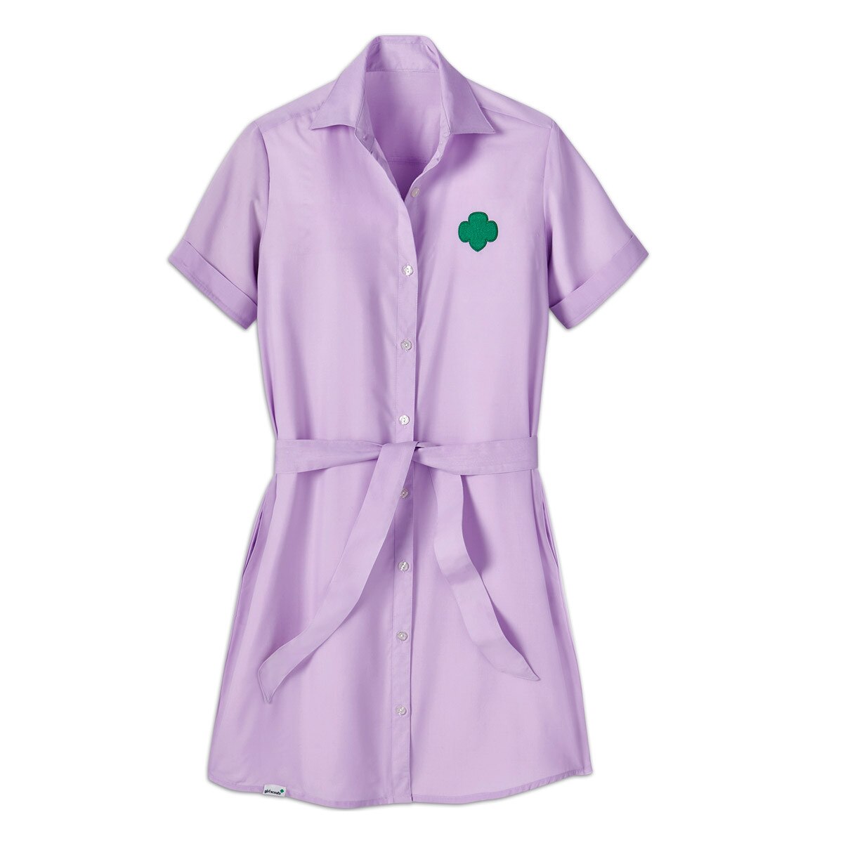 C/S/A Lilac Chambray Shirt Dress